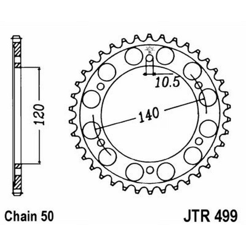 Jt Corona Jt 499 Z40 denti JTR499.40