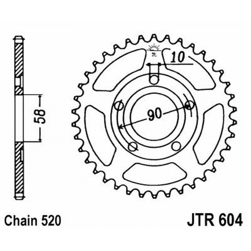 Jt Corona Jt 604 Z38 denti JTR604.38