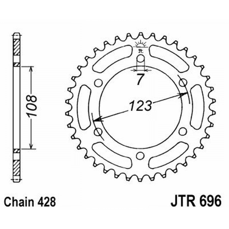 Jt Corona Jt 696 Z49 denti JTR696.49