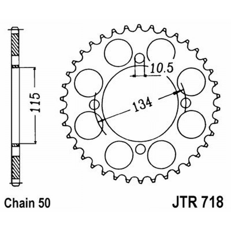 Jt Corona Jt 718 Z48 denti JTR718.48