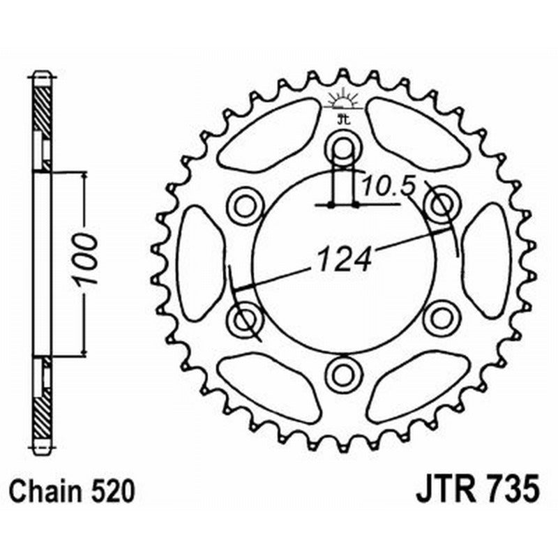 Jt Corona Jt 735 Z43 denti JTR735.43