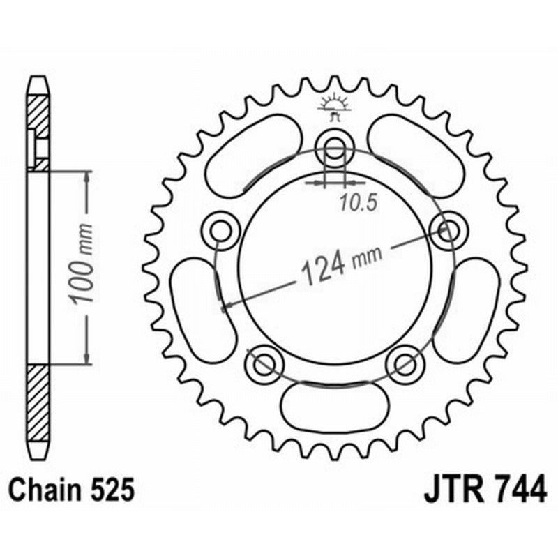 Jt Corona Jt 744 Z39 denti JTR744.39