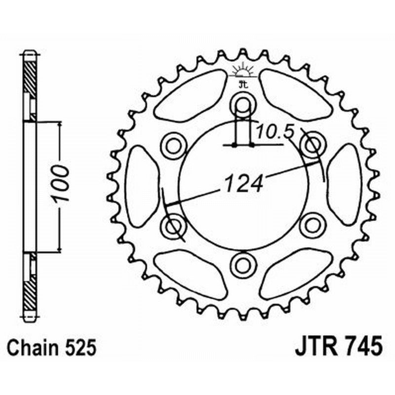 Jt Corona Jt 745 Z39 denti JTR745.39