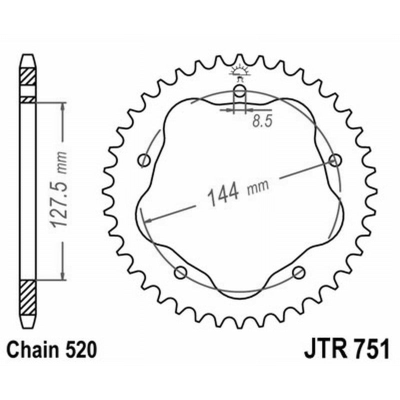 Jt Corona Jt 751 Z43 denti JTR751.43