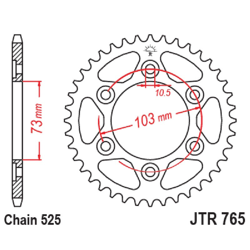 Jt Corona Jt 765 Z43 denti JTR765.43