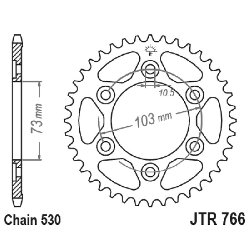 Jt Corona Jt 766 Z43 denti JTR766.43