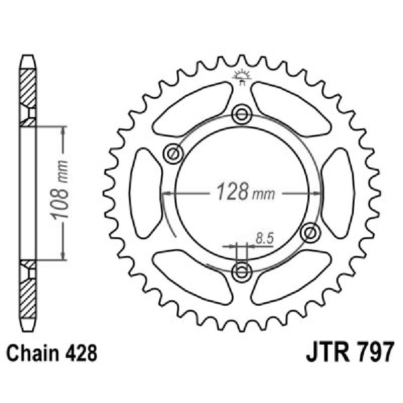 Jt Corona Jt 797 Z57 denti JTR797.57