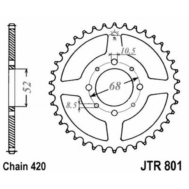 Jt Corona Jt 801 Z35 denti JTR801.35