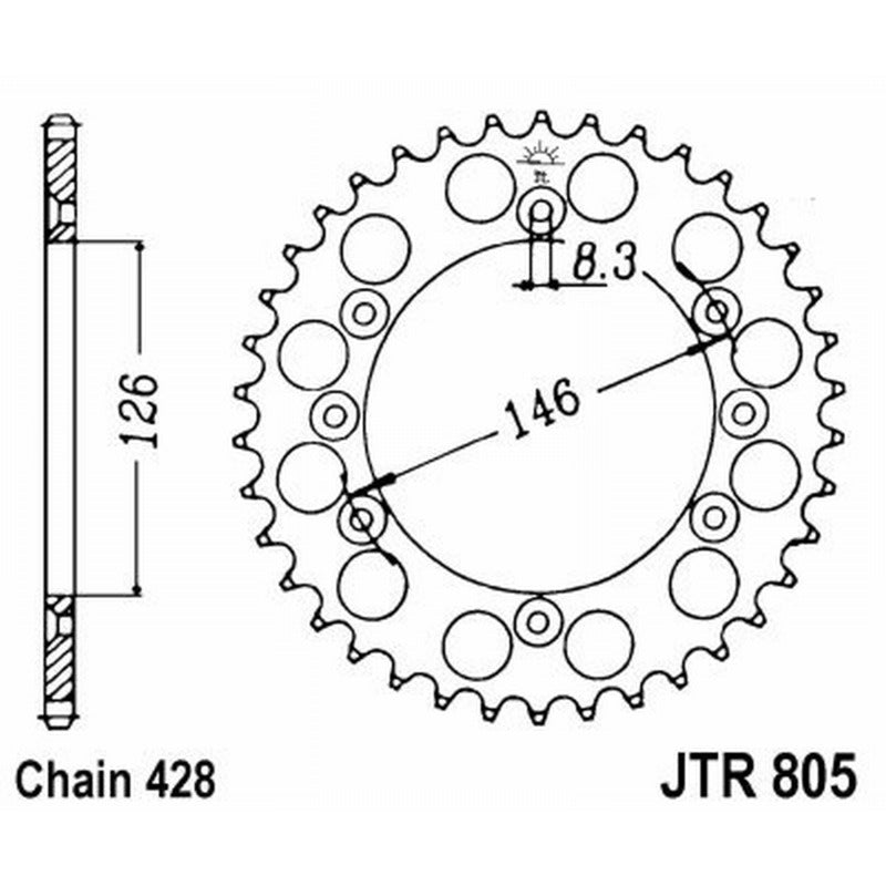 Jt Corona Jt 805 Z50 denti JTR805.50