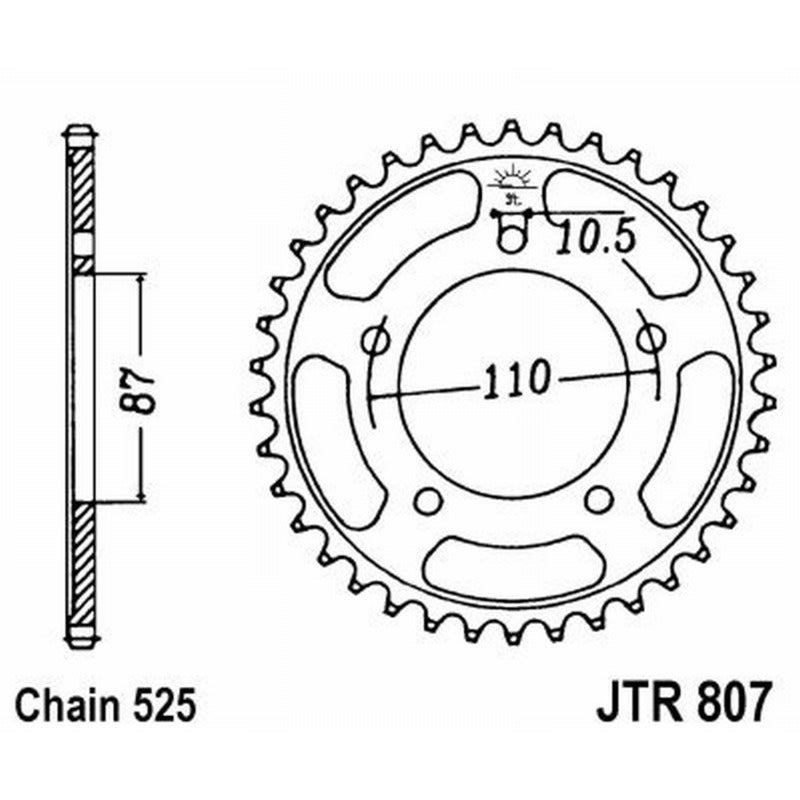 Jt Corona Jt 807 Z47 denti JTR807.47