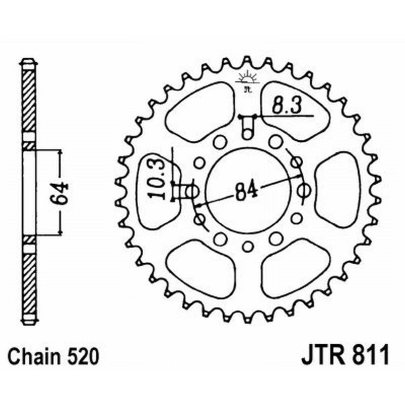 Jt Corona Jt 811 Z46 denti JTR811.46