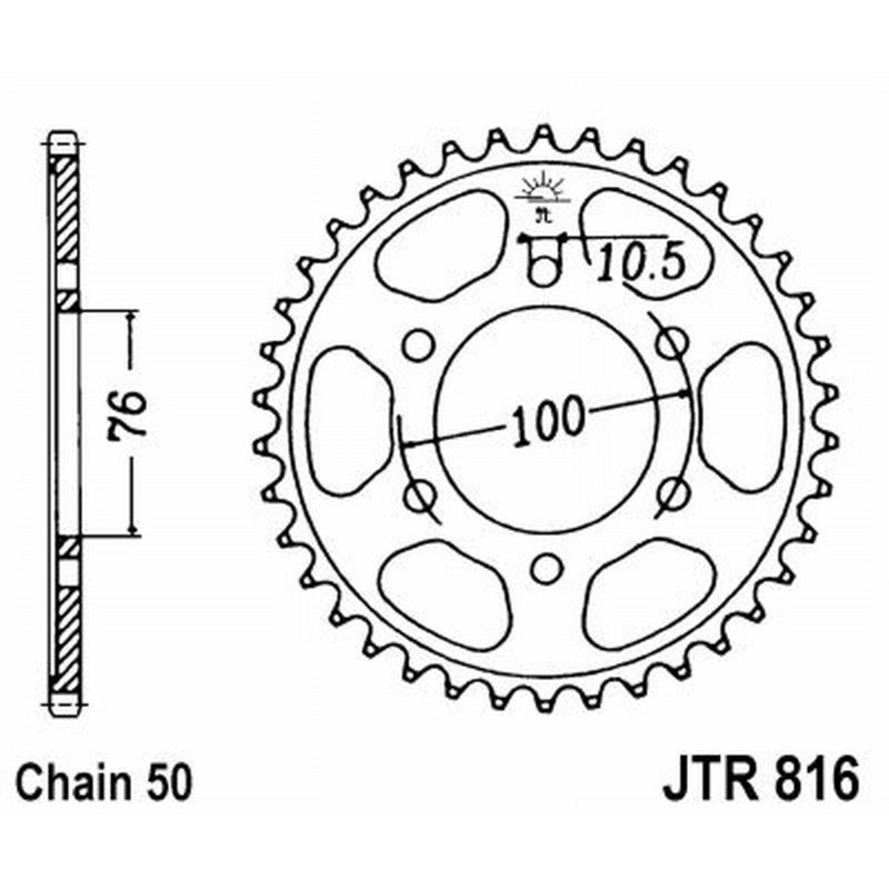 Jt Corona Jt 816 Z50 denti JTR816.50