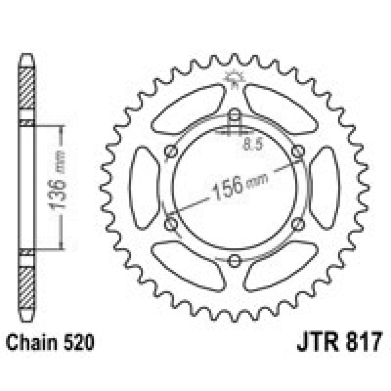 Jt Corona Jt 817 Z46 denti JTR817.46