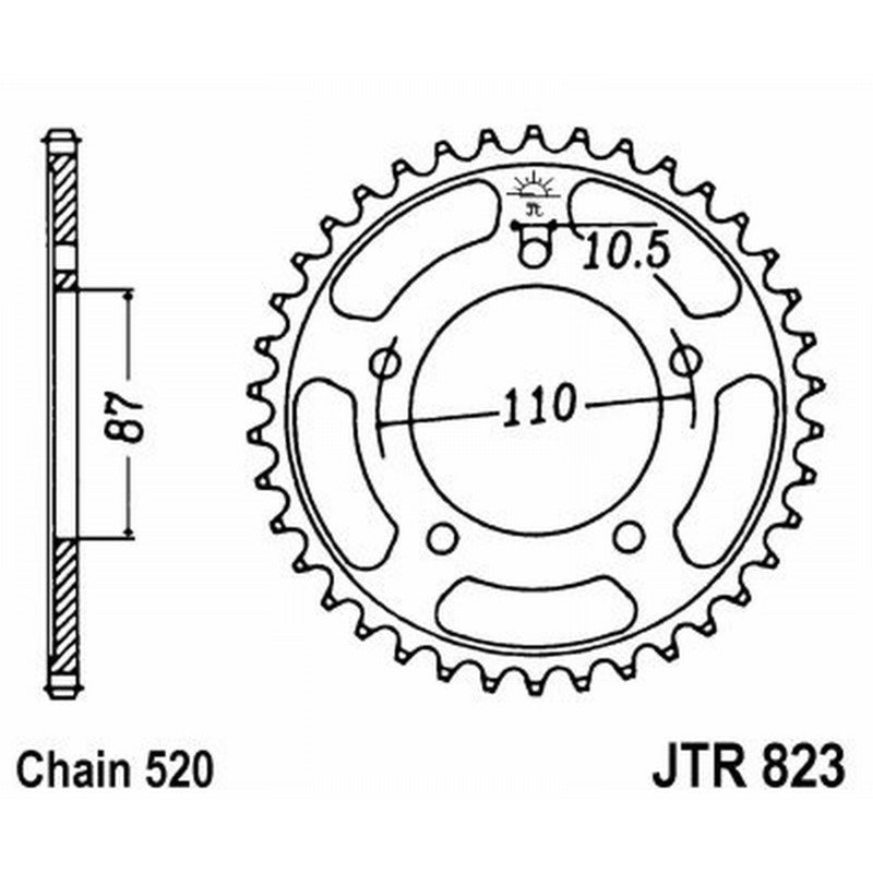 Jt Corona Jt 823 Z39 denti JTR823.39