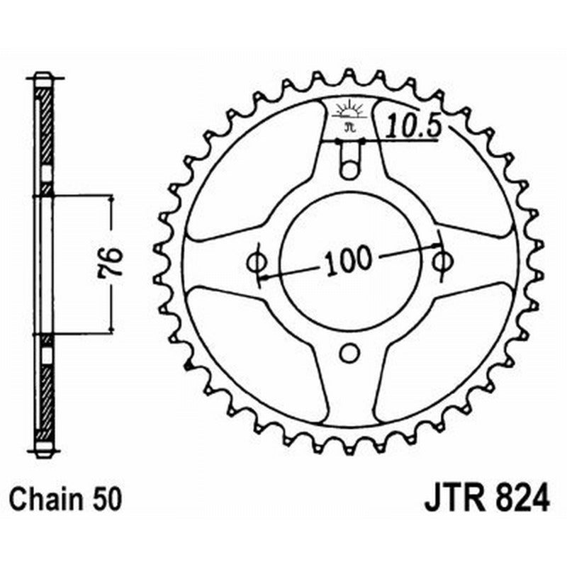 Jt Corona Jt 824 Z40 denti JTR824.40