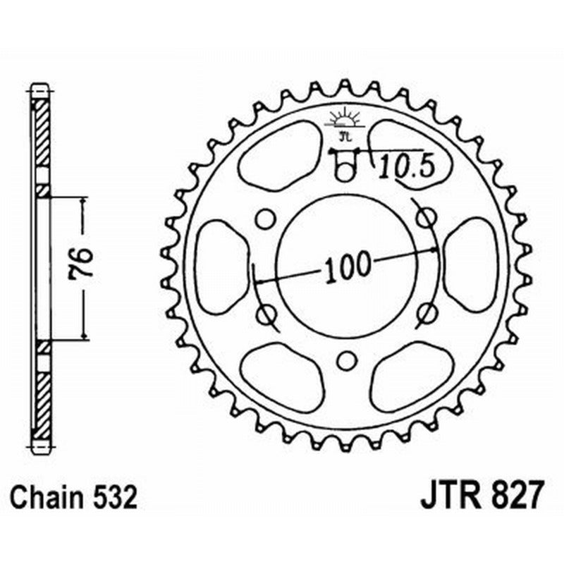 Jt Corona Jt 827 Z42 denti JTR827.42