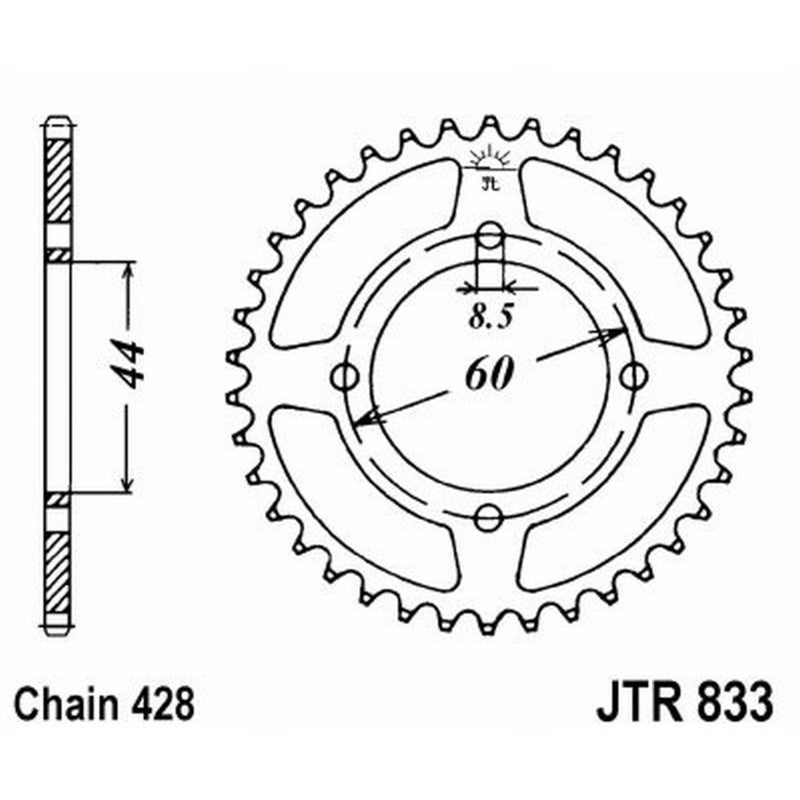 Jt Corona Jt 833 Z49 denti JTR833.49