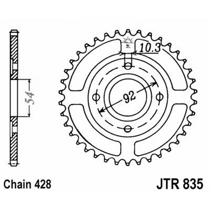 Jt Corona Jt 835 Z45 denti JTR835.45