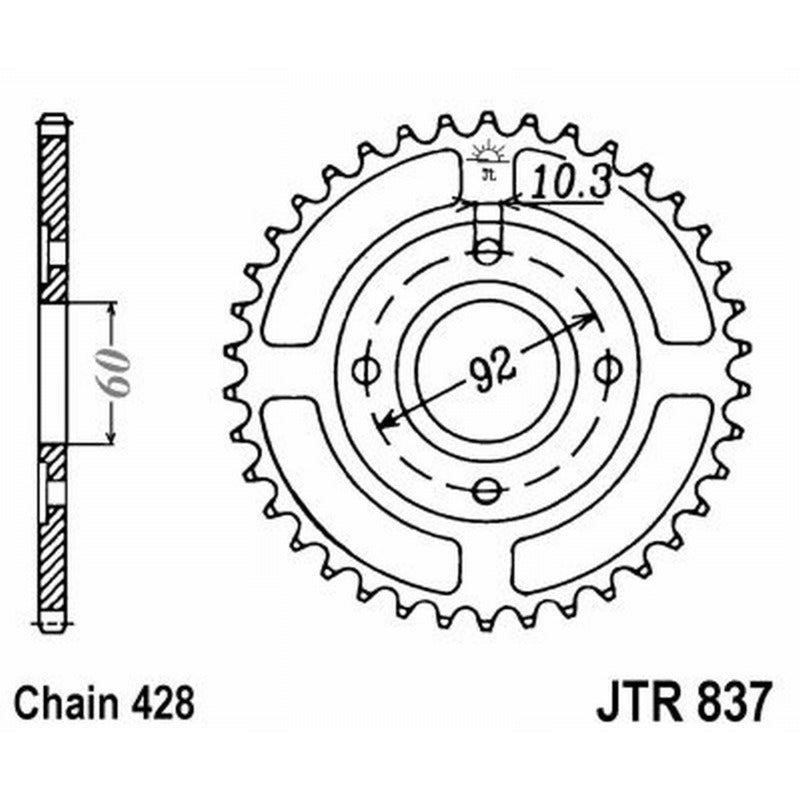 Jt Corona Jt 837 Z39 denti JTR837.39