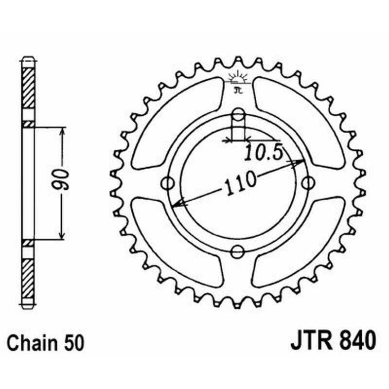 Jt Corona Jt 840 Z38 denti JTR840.38