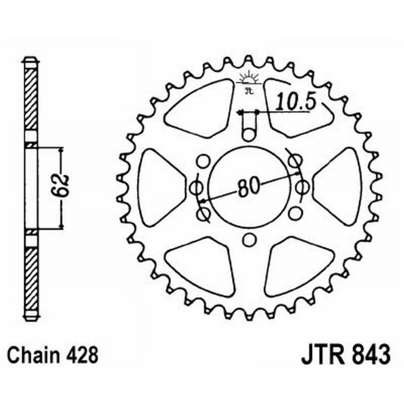 Jt Corona Jt 843 Z49 denti JTR843.49