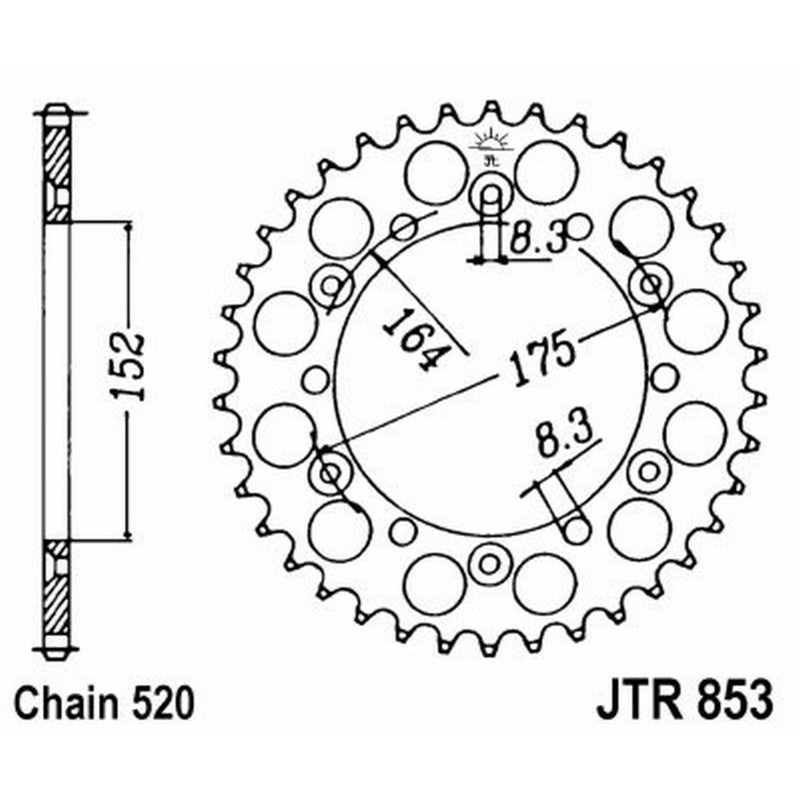 Jt Corona Jt 853 Z42 denti JTR853.42