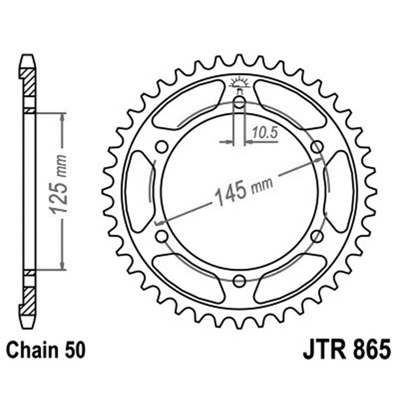 Jt Crown Jt 865 Z49 Zähne JTR865.49