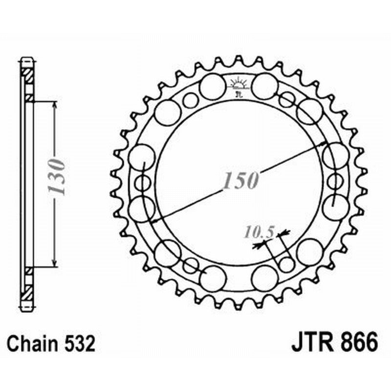 Jt Corona Jt 866 Z47 denti JTR866.47