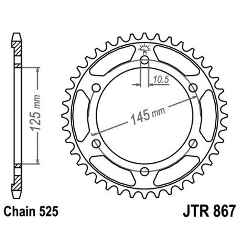 Jt Corona Jt 867 Z42 denti JTR867.42