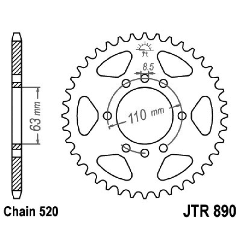 Jt Corona Jt 890 Z45 Zbk Zincata Nera JTR890.45ZBK