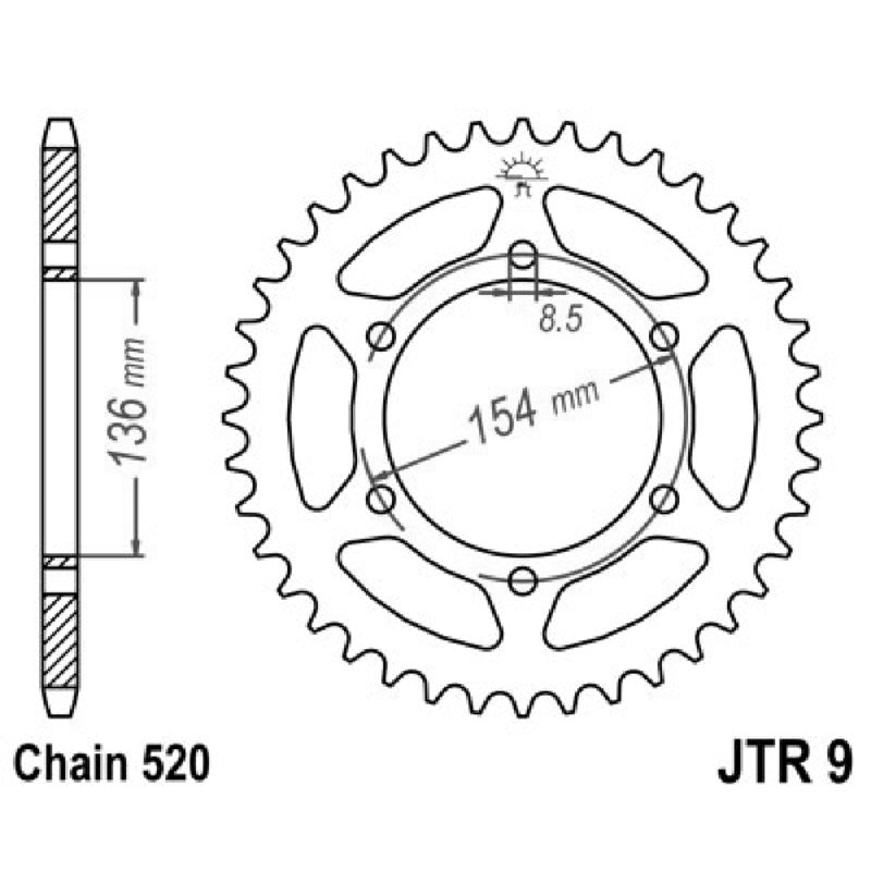 Jt Corona Jt 9 Z47 denti JTR9.47