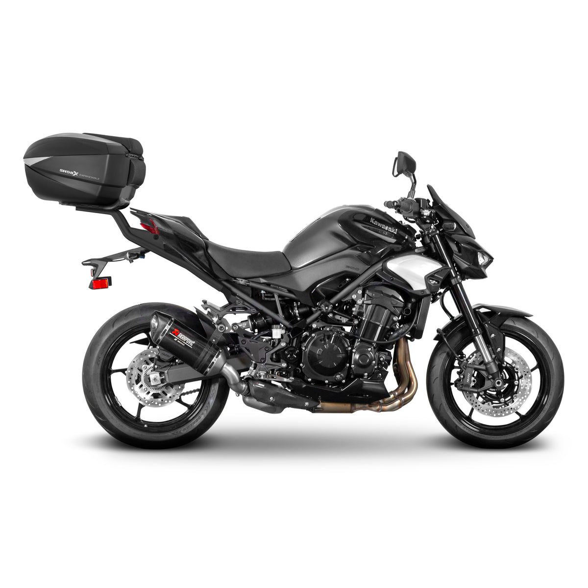 SHAD SH58 Topcase-Kit + Kawasaki Z900 Halterung 25