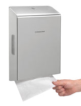 Lampa Dispenser in acciaio inox per asciugamani carta intercalati con piega a Z KC7259