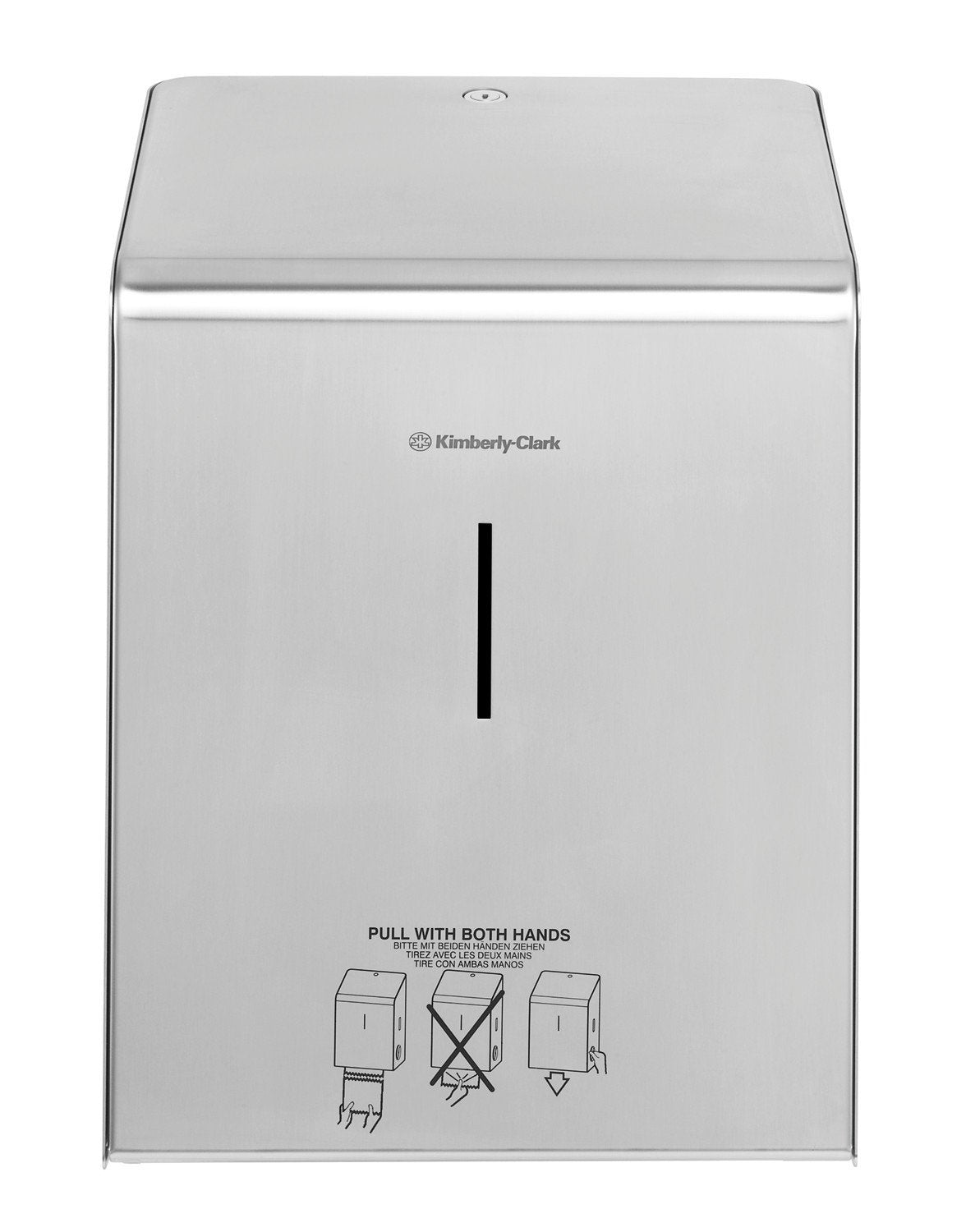 Lampa Dispenser in acciaio inox per asciugamani di carta rotolo XL KC8976