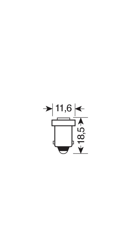 24/28V Hyper-Led 3 1 SMD x 3 chips (T4W) BA9s 20 pz Busta Bianco Doppia polarità 98246