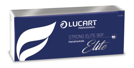 Lampa Fazzoletti di carta Lucart Professional Strong Elite 90F - 4 veli, 9 fazzoletti - Conf. 10 pacchetti L843060