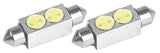 Bombillas LED de anillo 12V C5W Prisma Blanco Hielo