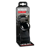 Pilot Revolve, pomo de volante de aluminio anodizado negro, soporte negro