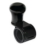 Pilot Revolve, pomo de volante de aluminio anodizado negro, soporte negro