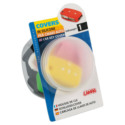 Car Key Covers, 20-Piece Dispenser - Seat, Skoda, Volkswagen - 1