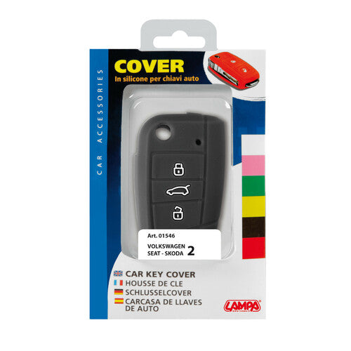 Funda para llave de coche, paquete individual - Seat, Skoda, Volkswagen - 2 01546