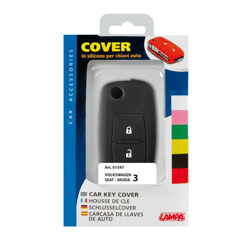 Car Key Cover, Single Pack - Seat, Skoda, Volkswagen - 3