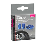 Pilot Sport-Cap, set 4 tappi coprivalvola - Blu