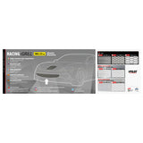 Pilot Racing Grill - Hexagon 8x25 mm - 100x33 cm - Nero anodizzato