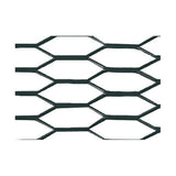 Pilot Racing Grill - Hexagon 8x25 mm - 100x33 cm - Nero anodizzato
