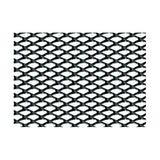 Pilot Racing Grill - Rombo fine 2x4 mm - 120x20 cm - Nero anodizzato