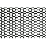 Pilot Original-Look, PP-Lüftungsgitter, feines Sechseck, 8 x 18 mm, 120 x 40 cm, schwarz