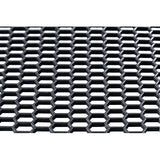 Pilot Original-Look Lüftungsgitter PP Sechseck Breit 15x35 mm 120x40 cm Schwarz