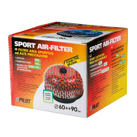 Pilot AF-4 Foam Air Filter - Red