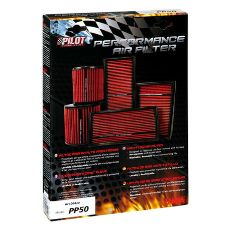 Pilot Performance PP50 Air Filter Abarth Grande Punto Alfa Romeo Mito 07&gt; 1.4 T-Jet